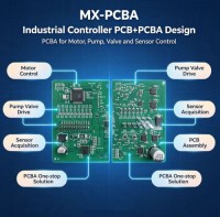 High Performance Industrial Control PCBA for Motor Pump Valve and Sensor Systems