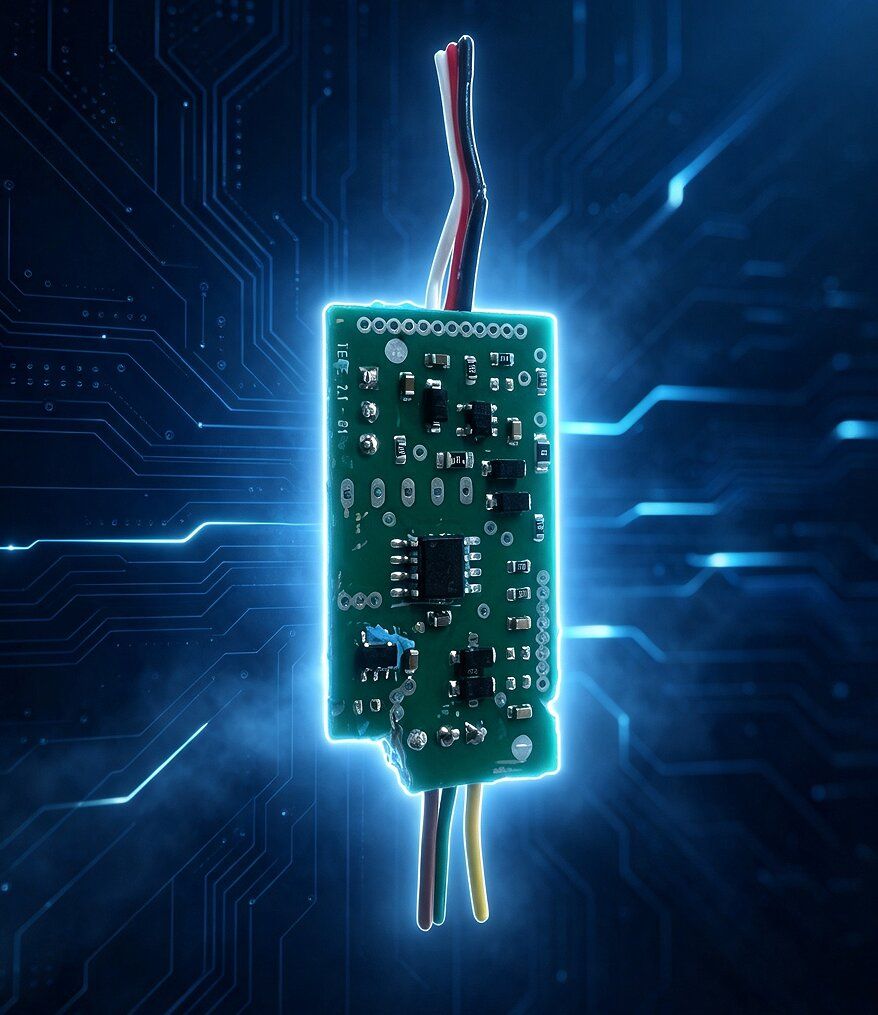 Compact Wired PCBA Power Drive Control Module for Efficient Motor Management