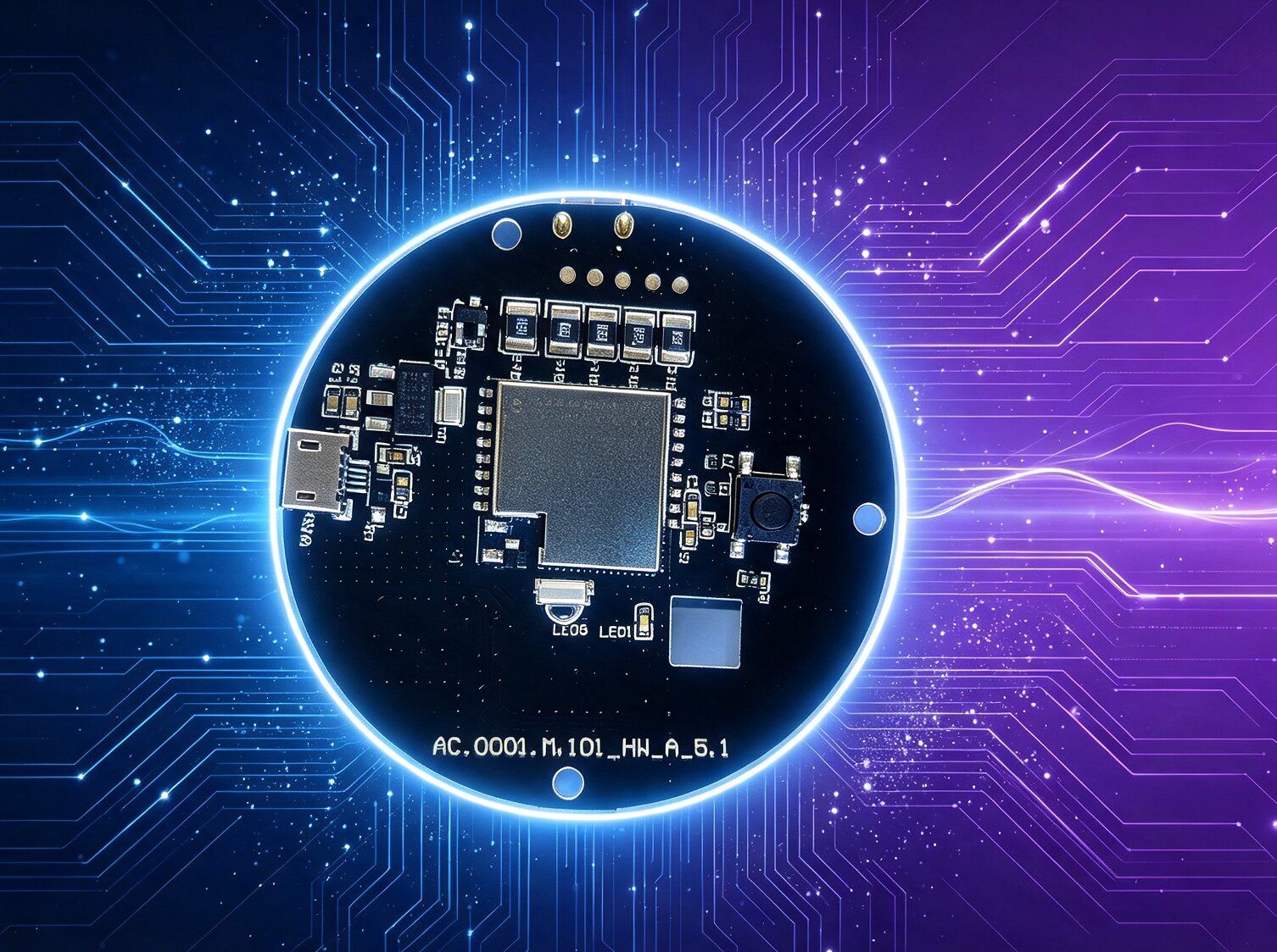 Smart Access Control PCBA for Door Lock Fingerprint and Face Recognition Systems