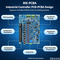 Sequence Controller PCBA for Pulse Jet Cleaning Systems