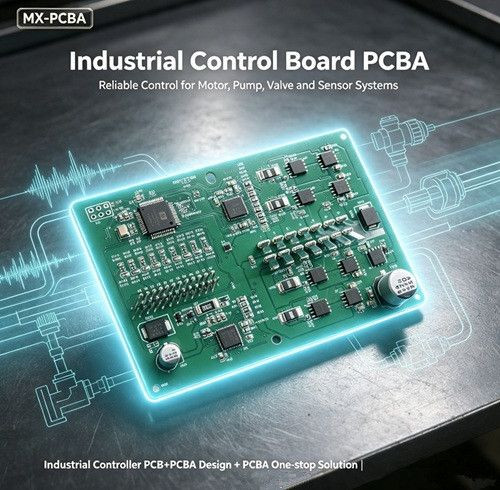 High Performance Industrial Control PCBA for Motor Pump Valve and Sensor Systems